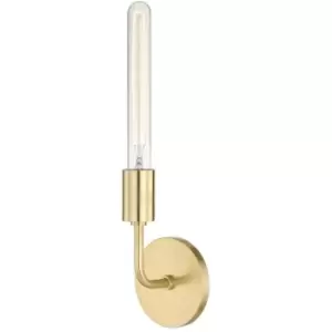 Ava 1 Light Wall Sconce Brass