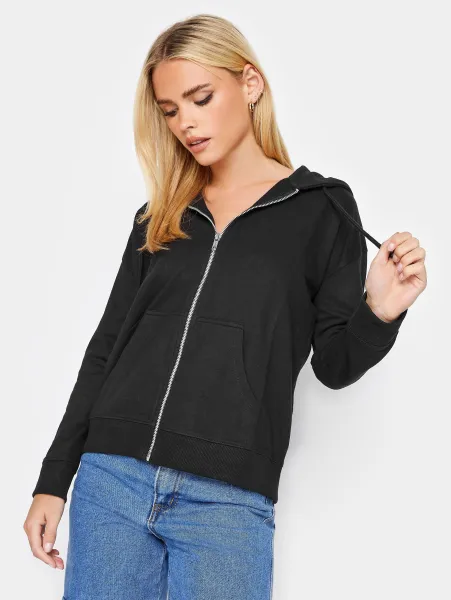 Petite Zip Through Hoodie