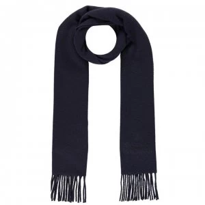 Vivienne Westwood Accessories Embroidered Logo Scarf - Navy