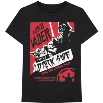 Star Wars - Darth Rock Two Mens Medium T-Shirt - Black