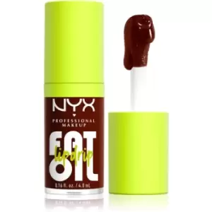 NYX Professional Makeup Fat Oil Lip Drip Lip Oil Shade 08 Status Update 4,8 ml