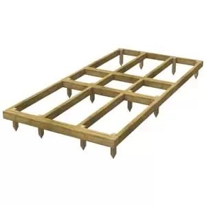 Power Sheds 10 x 5ft Pressure Treated Garden Building Base Kit