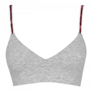 Tommy Bodywear Triangle Bralette - MidGry HeathPG5