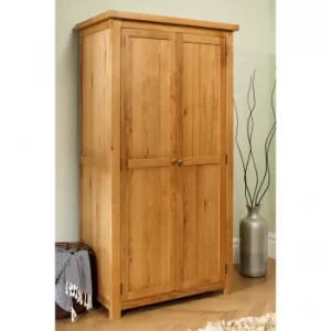 Woburn 2 Door Oak Wardrobe