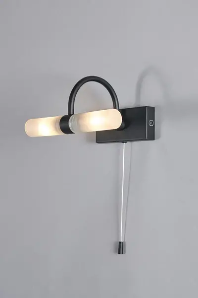 BHS Lighting Cygna Bathroom Wall Light Black