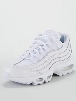 Nike Air Max 95 - White/White, Size 4, Women