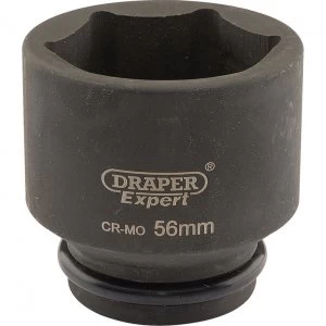 Draper Expert 3/4" Drive Hexagon Impact Socket Metric 3/4" 56mm