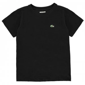 Lacoste Junior Boys Basic Logo T Shirt - Black 031