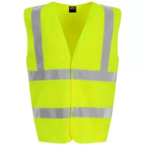 Unisex Waistcoat (m) (Yellow) - Yellow - Pro RTX High Visibility