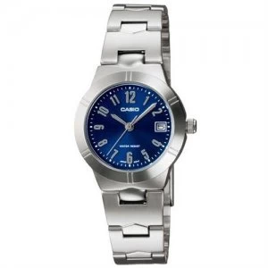 Casio Ladies Stainless Steel Watch - LTP-1241D-2