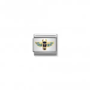 Nomination Composable Classic Gold Egyptian Scarab Link 030262/13