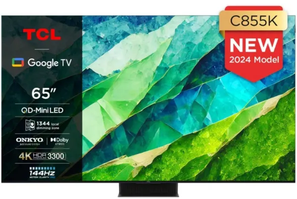 TCL 65" 65C855K Smart 4K Ultra HD Mini QLED TV