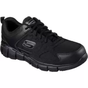 Skechers Telphin Sanphet Safety Work Trainer Shoes Black (Sizes 6-12)