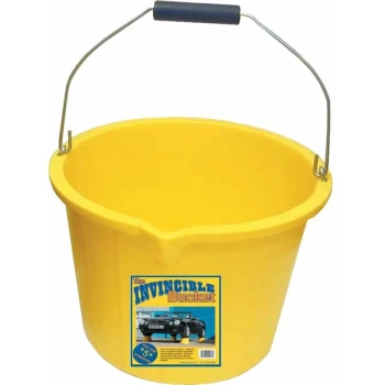 Invincible Yellow Builders Bucket 15LTR - Kennedy