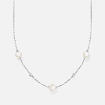 Thomas Sabo Womens Multi Pearl Necklace - Silver