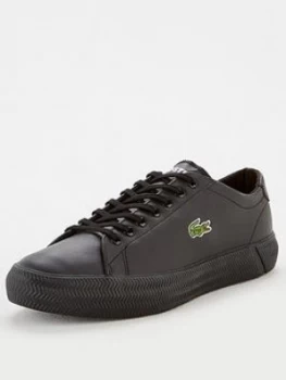 Lacoste Gripshot Leather Trainers - Black