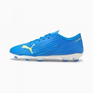 PUMA Ultra 4.2 FG/AG Mens Football Boots, Blue/Yellow Alert Size 8 Shoes