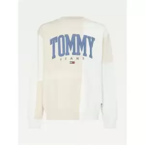 Tommy Jeans Collegiate Sweatshirt Mens - Beige