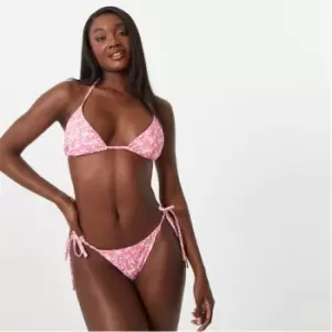 Jack Wills Eco Triangle Bikini Top - Pink