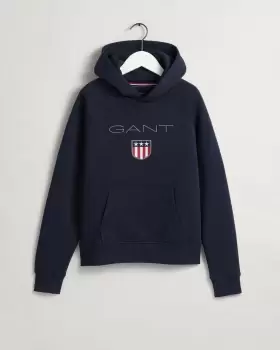 GANT Teens Teen Boys Shield Hoodie (170) Blue