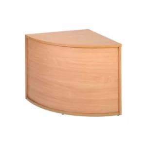 Denver Modular Reception Corner Base Unit RUCD, Beech Effect