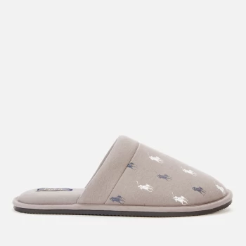 Polo Ralph Lauren Mens Kollin Mule Slippers - Grey - UK 8