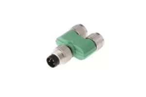 Phoenix Contact Sac-3P-M 8Y/2Xm 8Fs Splitter, M8 4Pos Plug - 2X M8 3Pos Skt