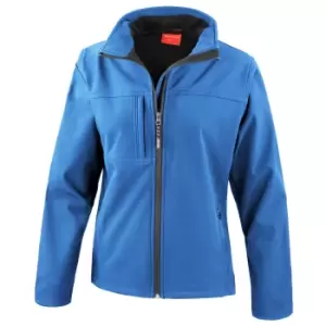 Result Womens Softshell Premium 3 Layer Performance Jacket (Waterproof, Windproof & Breathable) (2XL) (Azure Blue)