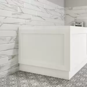 Baxenden Matt White 800mm End Bath Panel