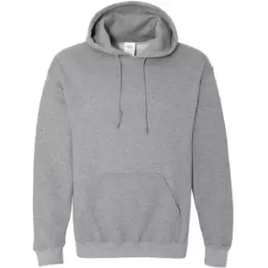 Gildan Heavy Blend Adult Unisex Hooded Sweatshirt / Hoodie (L) (Graphite Heather)