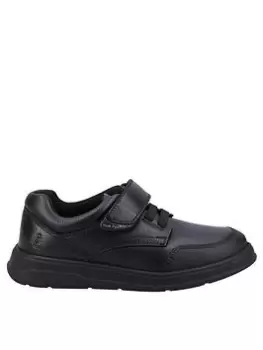 Hush Puppies Rowan Snr School Shoe - Black, Size 7 Older