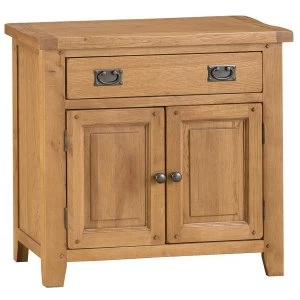 Robert Dyas Stockbridge Ready Assembled 1-Drawer 2-Door Oak Sideboard