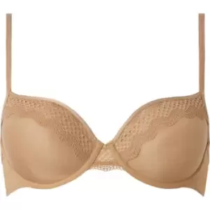 Calvin Klein Micro Lace Space Bra - Brown