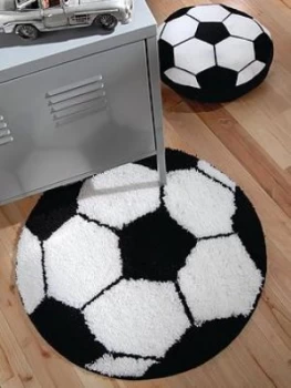 Catherine Lansfield Football Rug, Multi