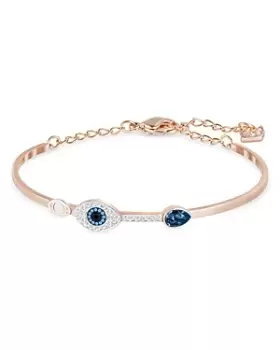 Swarovski Symbolic Evil Eye Bangle Bracelet