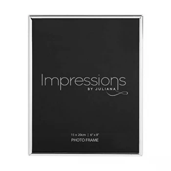 6" x 8" - Impressions Thin Silver Plated Photo Frame