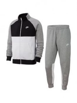 Nike Sportswear Fleece Tracksuit - Grey Size M Men