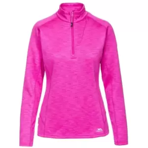 Trespass Womens/Ladies Fairford Fleece Top (XXS) (Pink Glow Marl)