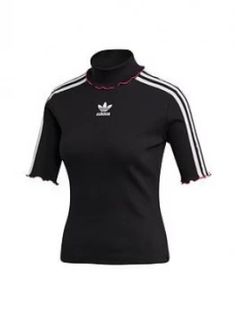 adidas Originals Tee - Black, Size 20, Women