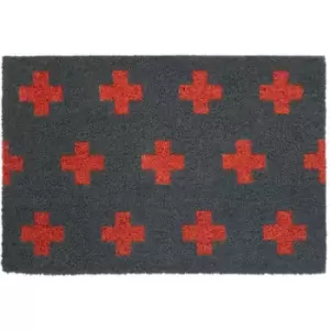 Premier Housewares Neon Crosses Doormat