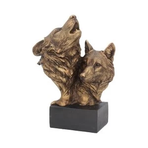 Song of the Wild Howling Wolf Bust