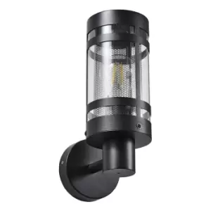 Zink GADA Outdoor Wall Light Black & Stainless Steel