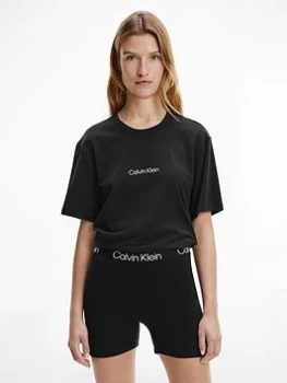 Calvin Klein T-Shirt And Short Lounge Set - Black Size M Women