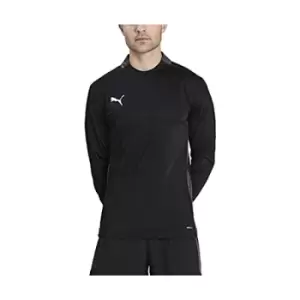 Puma ftblPLAY 1/4 Zip Top Puma Black/Asphalt XLarge