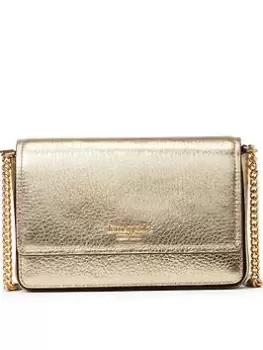 Kate Spade New York Morgan Flap Chain Wallet Bag - Metallic Gold