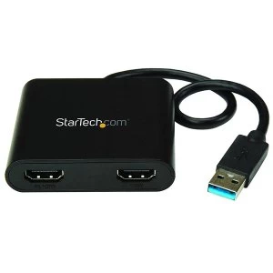 StarTech USB to Dual HDMI Adapter - 4K