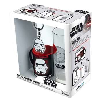 Star Wars - Glass 29cl + Keyring + Mini Mug "Trooper"