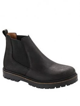 Birkenstock Stalon Leather Ankle Boot - Black, Size 5, Women