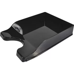 Executive Stacking Letter Tray Black