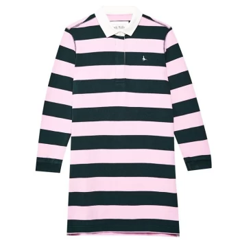 Jack Wills Worlington Rugby Dress - Navy/Pink